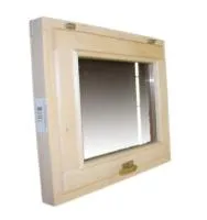 стеклопакет в парную 0,5х0,5 м с ручкой, затвором, петлями банные штучки