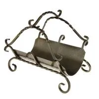 дровница малая с поддоном бронза, банный эксперт