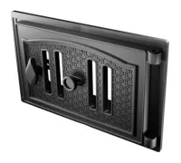 дверца чугунная поддувальная прометалл "арктика" 210*340 мм