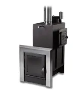 печь для бани parma win 20 inox рамка нерж боковой вход слева под облицовку дровяная