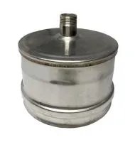 заглушка craft м внешняя с конденсатоотводом нержавеющая (316/0,5) ф200