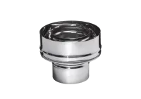 переход феррум на сэндвич нержавеющий, (430/0,5мм), ф300/400, по воде ral9005 черный