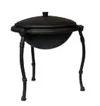 чаша азиатская чугунная (казан),  с крышкой, 25 л