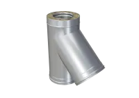 тройник феррум утепленный угол 135° нержавеющий (430/0,5мм)/оцинкованный, ф135/200, по воде