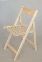 стул для сада №3 складной массив сосны, без покрытия, ирб