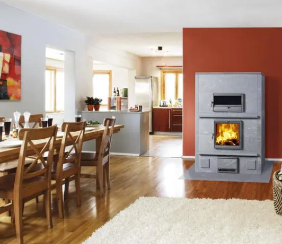 печь-камин tulikivi tlu2450/92 classic с духовкой (нижнее)