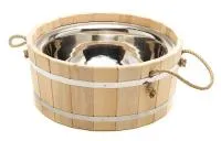 таз 15л с нержавеющей вставкой, банный эксперт