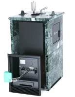 печь для бани изистим сочи м2 premium в 3-х кожух змеевик вх.с тыла закр.верх ггу эл.розжиг aisi 321