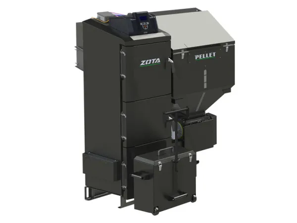 котел zota pellet black 35квт 2r-400 твердотопливный