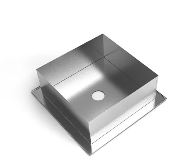 разделка феррум потолочная нержавеющая (430/0,5 мм), 500 ф200